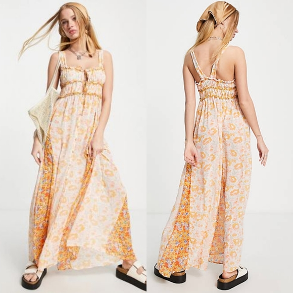 Free People Dance With Me Printed Maxi Dress - Picture 2 of 12